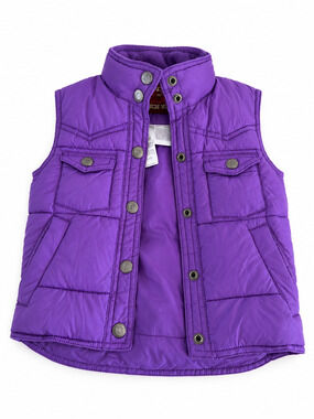 Walls Authentic Ranch Wear - Purple puffer vest- Size 2T